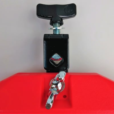Latin Percussion LP1207 High-Pitched Jam Block with Bracket 2010s - Red image 5