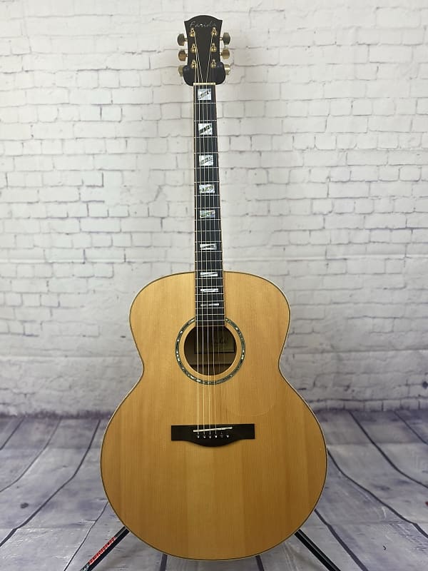 Farida J-66 Jumbo 6-stringed acoustic guitar natural gloss ***Pre Loved*** image 1