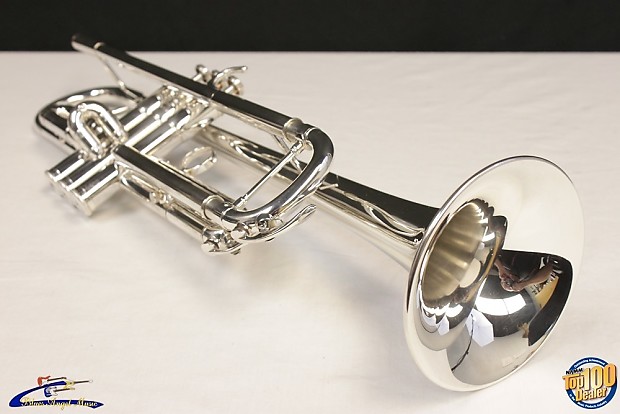 Yamaha YTR 5335G Allegro Trumpet w OHSC Silver Gold Plated YTR 5335GS 26031