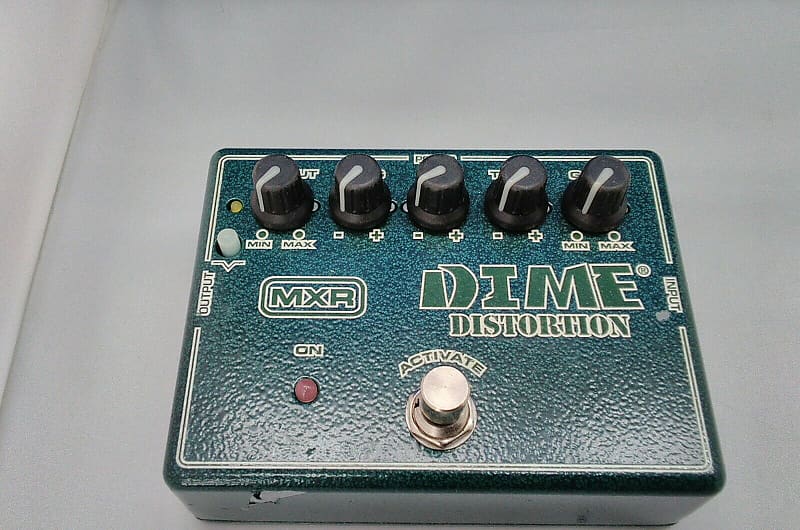 MXR DIME DISTORTION Distortion Guitar Effect Pedal Used image 1