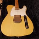 Fender Telecaster 1967 with Flamed Maple Cap Fretboard, Blonde (possible old, thin Nitro refin)