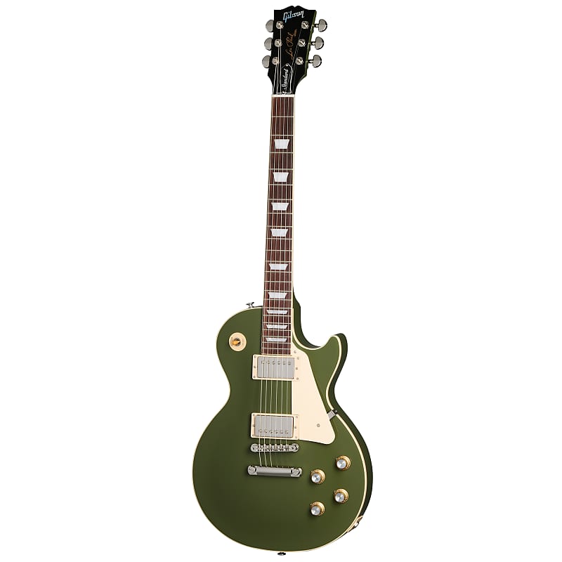Gibson Exclusive Run Les Paul Standard 60s Olive Drab | Reverb