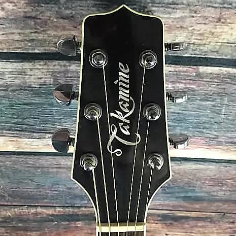 Takamine EF341SC Dreadnought Cutaway Acoustic-Electric Guitar image 5