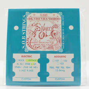 NEW Snake Oil Brand SOV L Original Formula Set 10 46 Electric Guitar Strings