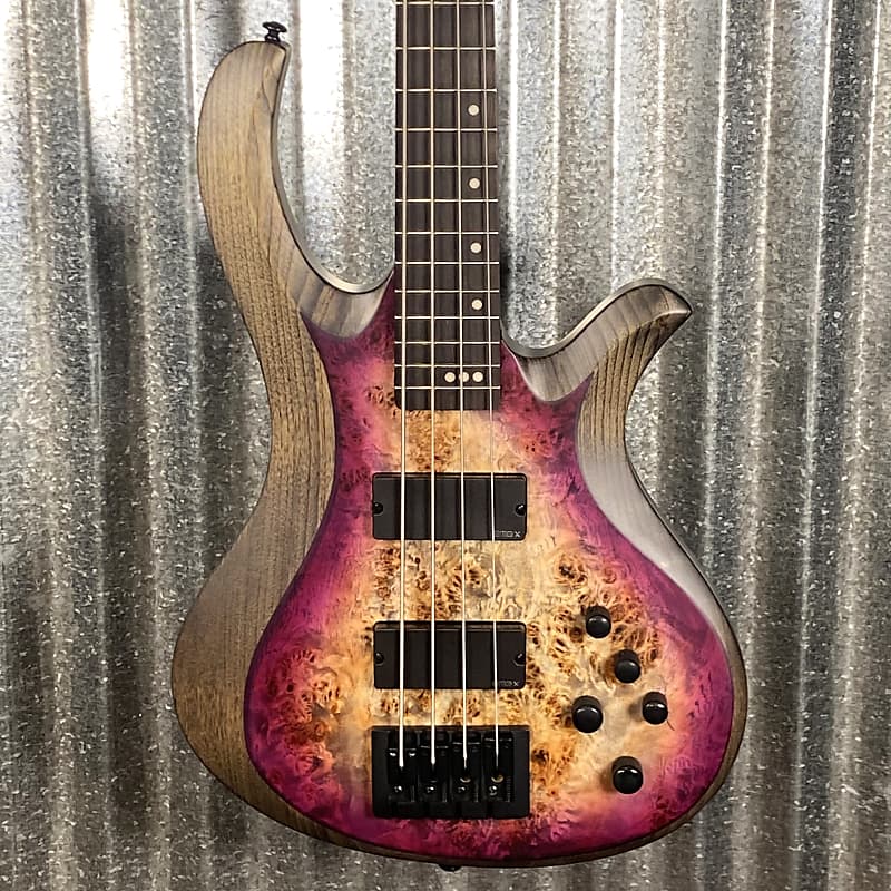 Schecter Riot 4 String Bass Inferno Burst Used image 1