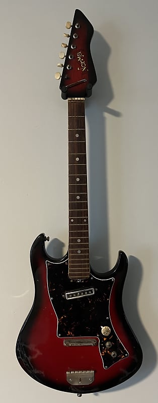 Norma Single pickup electric 1960s - Red burst - Teisco image 1
