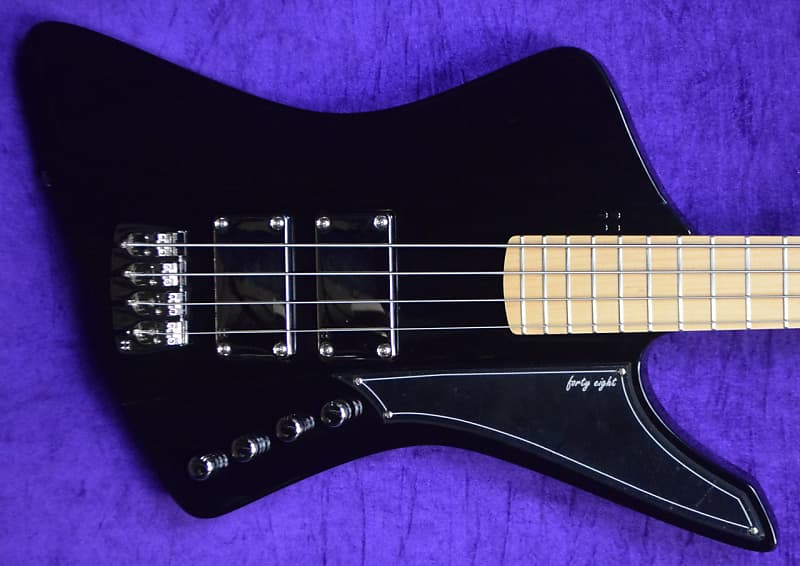 Sandberg "Forty Eight", Black Gloss with Maple Fingerboard *8.7 Lbs., In Stock! image 1