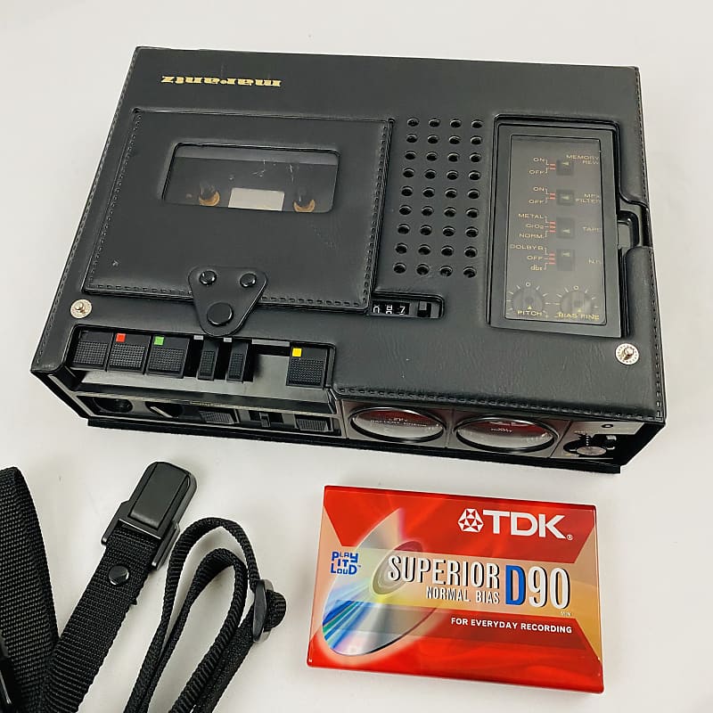 Marantz PMD430 Portable Field Cassette Tape Recorder, Reverb