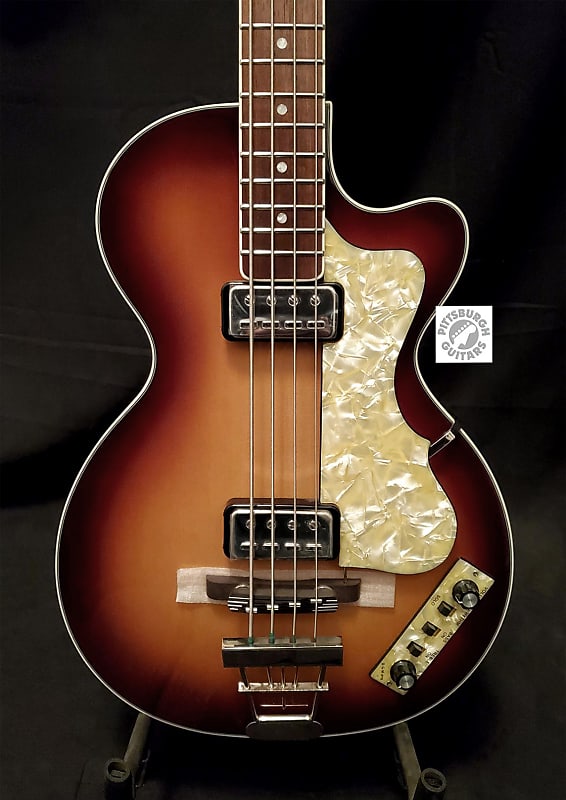 New Hofner Contemporary Series Club Bass, HCT-500/2-SB, Sunburst Finish, with Free Shipping! image 1