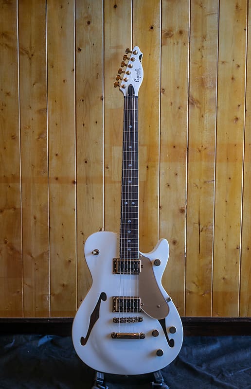Carparelli Classico SH1 Electric Guitars - Opalescent White *showroom condition image 1