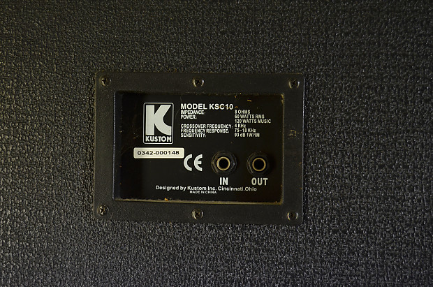 Kustom deals speakers ksc10