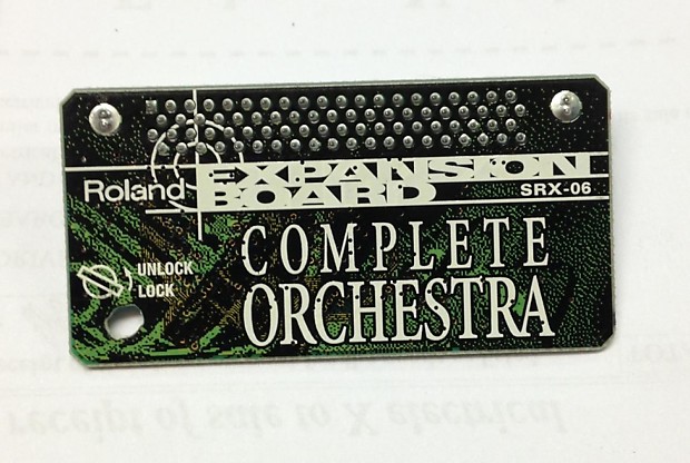 Roland SRX-06 COMPLETE ORCHESTRA EXPANSION CARD