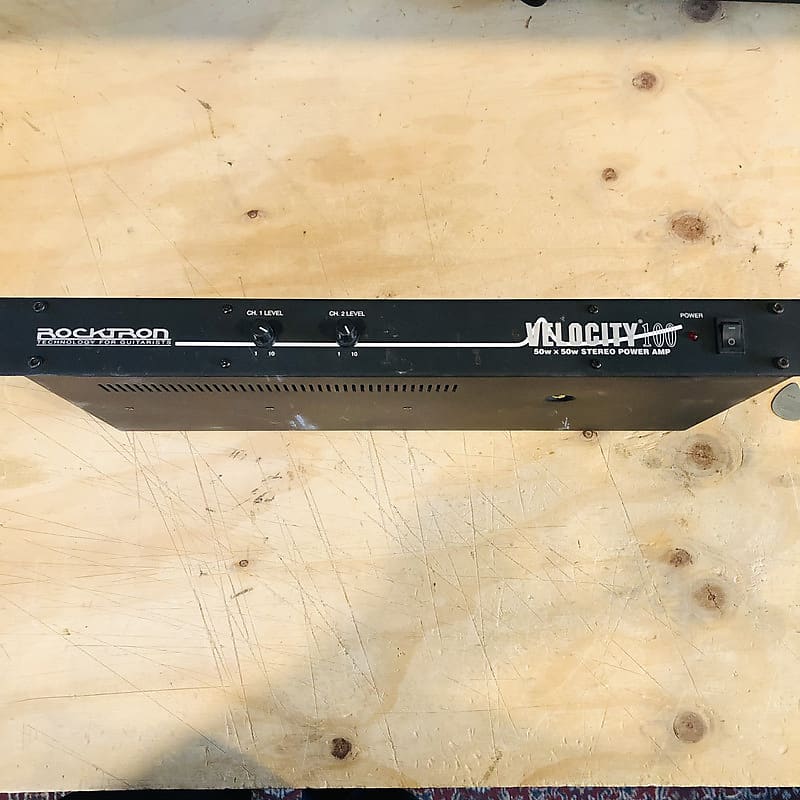 Rocktron Velocity 100 LTD Rack Guitar Power Amp *Sustainably Reverb