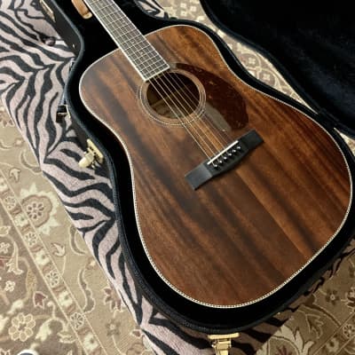 2020 Fender PM-1 All Mahogany Dreadnought Acoustic w/ Case & Pro Setup! #1600 image 7