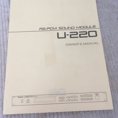 Roland U-220 Vintage User Manual