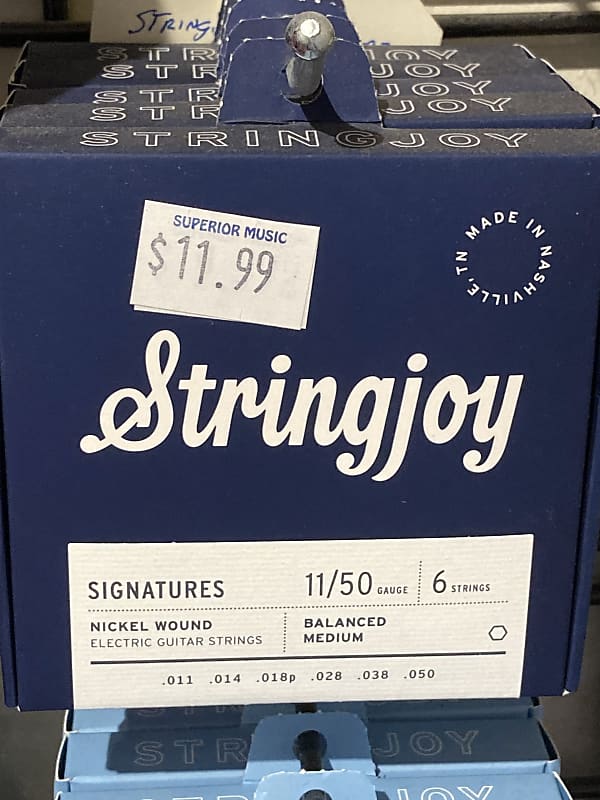 Stringjoy Balanced Medium Electric Strings 2023 - Nickel plated steel image 1
