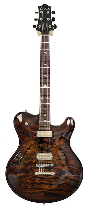 Nik Huber Redwood Dolphin 2000s - Tiger Eye Burst | Reverb