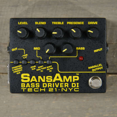 Tech 21 SansAmp Bass Driver DI V2 Preamp & DI for Bass | Reverb