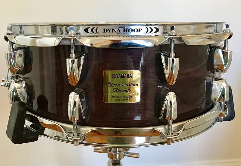 Yamaha Birch Custom Absolute Snare Drum