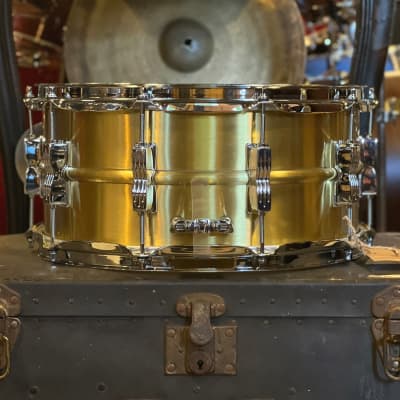 NEW Ludwig 6.5x14 Acro Brass Snare Drum image 3