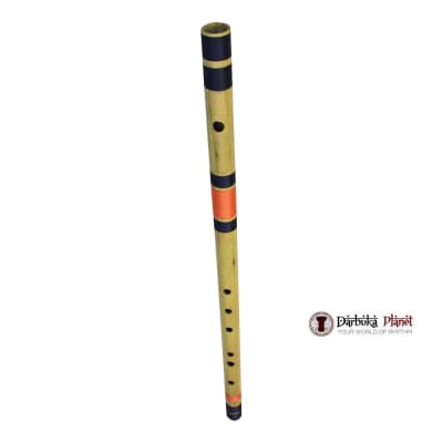 Zaza Percussion- Professional Scale F Base Sharp 27'' Bansuri Flute (Indian Flute) W/Carry Bag image 2