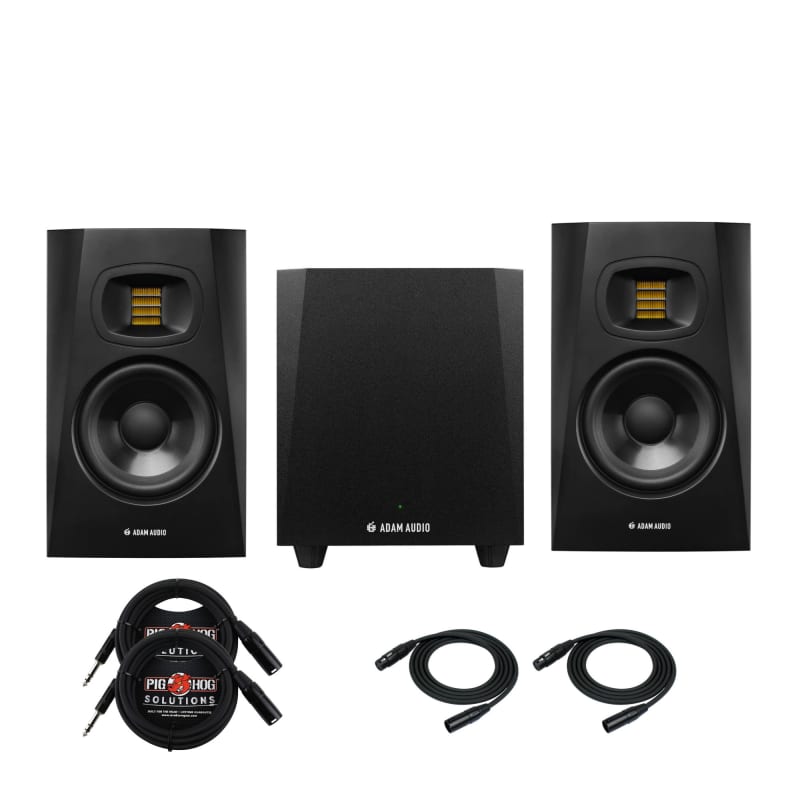 ADAM Audio T7V Nearfield Monitor (Pair) Bundle with ADAM Audio