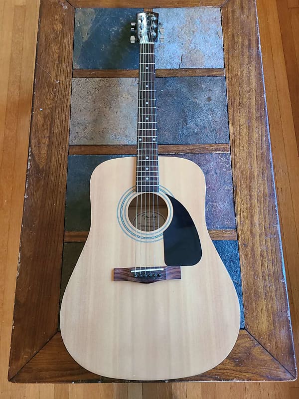 Fender FA-100 acoustic guitar - natural image 1