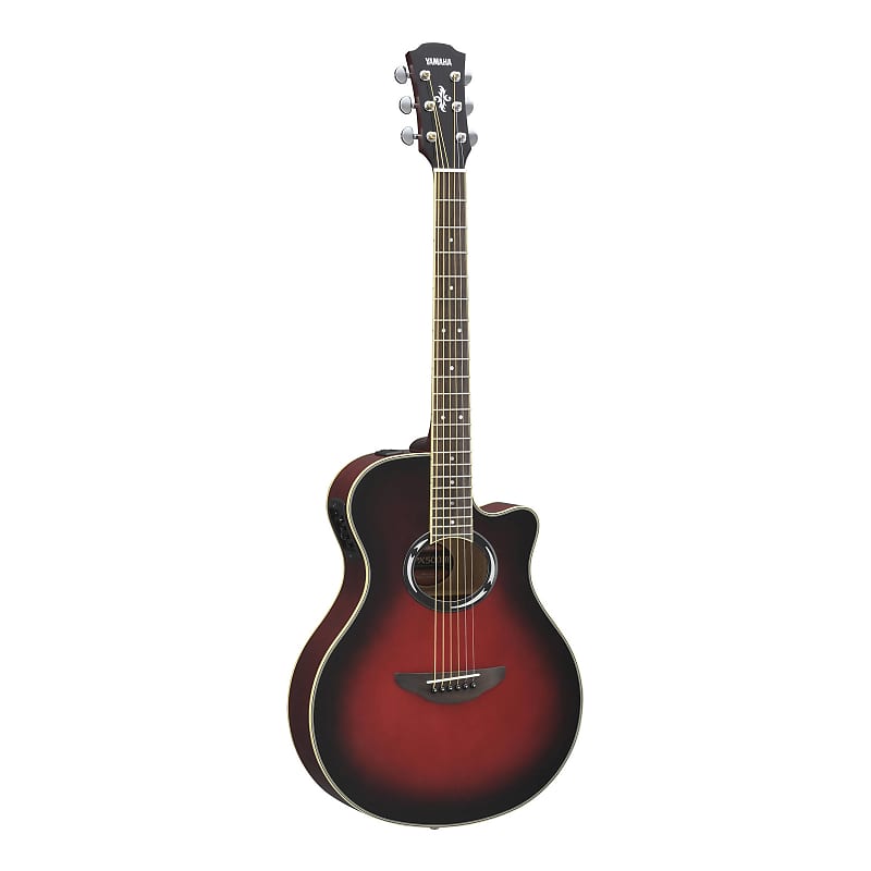 Yamaha APX500III Thinline Acoustic-Electric Guitar Dusk Sun Red image 1