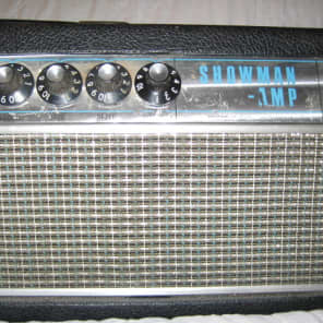 Fender Dual Showman Head 1968 drip edge image 4