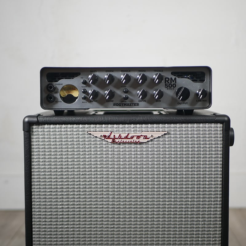 Ashdown RM-500 EVO II Rootmaster 500-Watt Bass Amp Head 2018 - Silver image 1