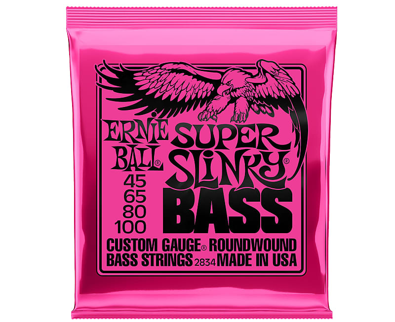 Ernie Ball 2834 Super Slinky Electric Bass Strings image 1