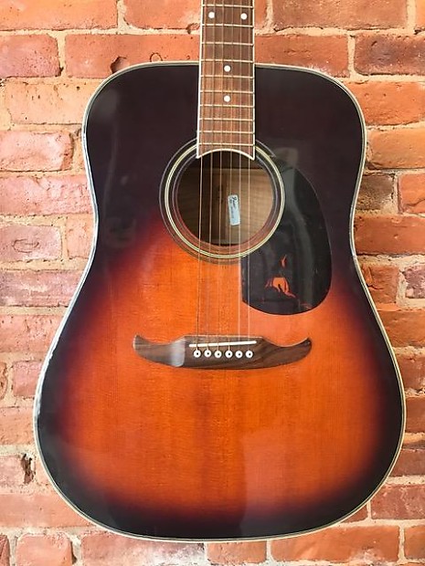 Fender California Series Malibu Acoustic 1980's | Reverb