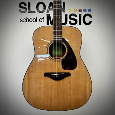 Vintage Yamaha Japan FG-151B Solid Top Mahogany Natural Acoustic