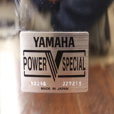 Yamaha 6.5x14 Power V Steel Snare Drum Vintage 1980's MIJ image 2
