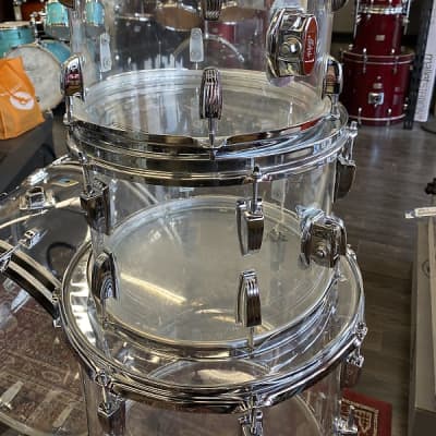 Ludwig Vistalite 1970's 4 piece shell pack image 2