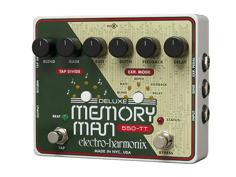 ギター electro-harmonix DELUXE MEMORY MAN ehx Electro Harmonix Deluxe Memory Man – United States