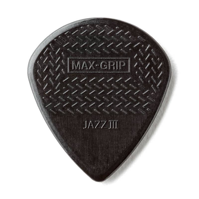 Dunlop 471P3S Max-Grip Jazz III Stiffo Pick (6-Pack) image 1