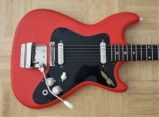 Klira Ohio guitar ~1965 Red Tolex - made in Germany image 1