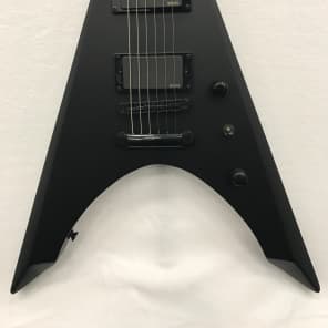 Fernandes Vortex Deluxe Electric Guitar - Black Satin | Reverb