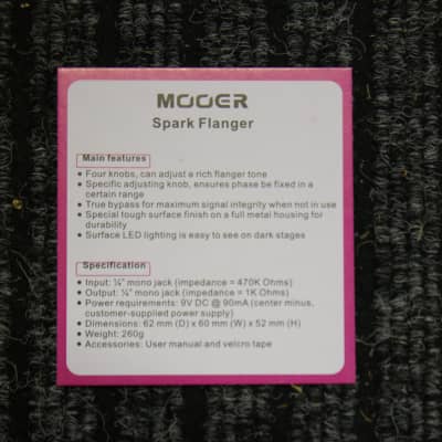 Mooer Spark flanger guitar pedal image 9