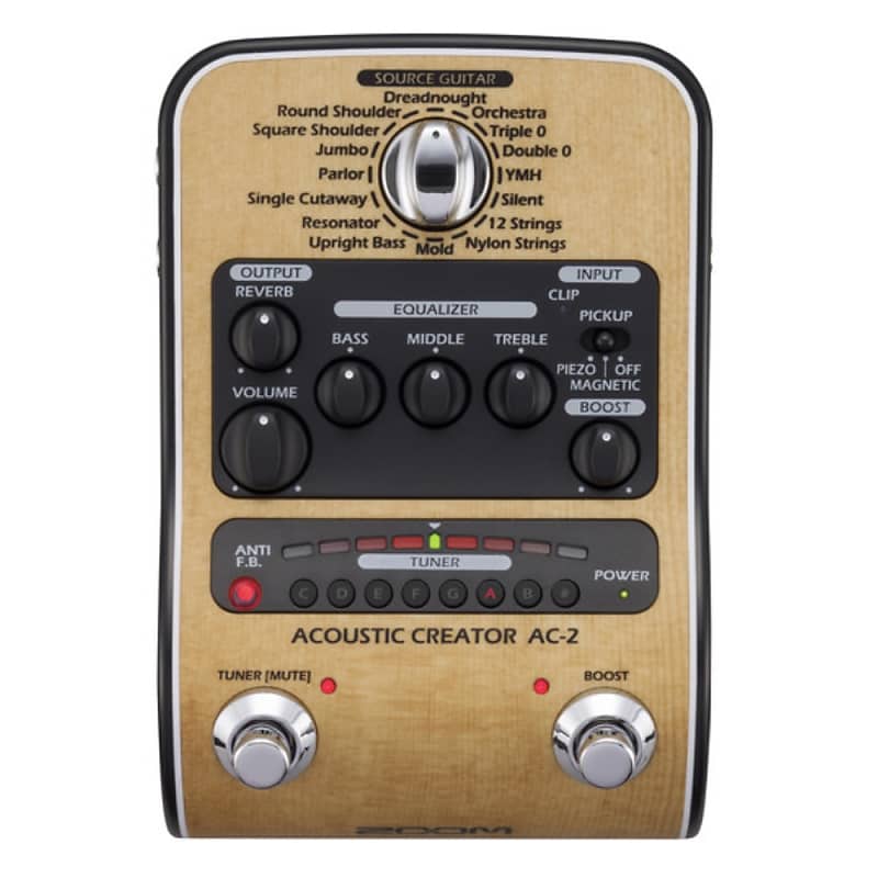 Zoom AC-2 Acoustic Creator Pedal image 1