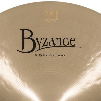 Meinl Byzance Traditional Medium Hi Hat Cymbals 14 image 7