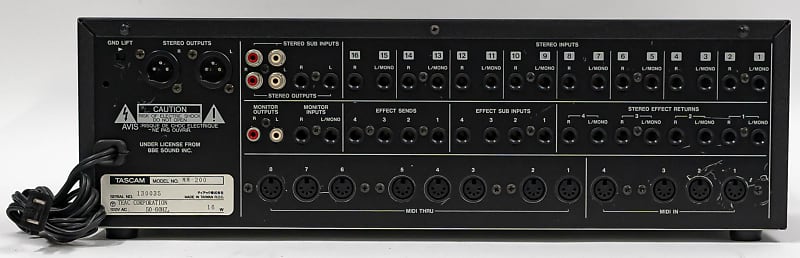 TASCAM MM-200 16-Channel Keyboard / Line Mixer Rackmount