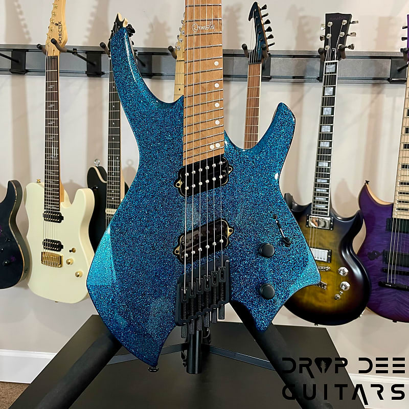 Ormsby Goliath GTR Run 17 6-String Electric Guitar w/ Bag-Blue Sparkle image 1