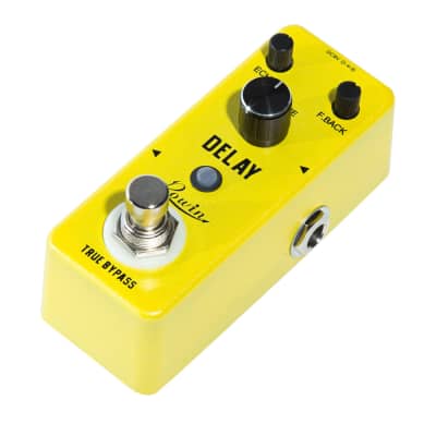 Rowin LEF-314 -Delay Analog Mini Guitar Effect Pedal 20ms to 620ms True Bupass Ships Free image 2