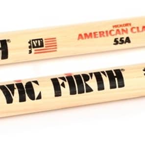 Vic Firth American Classic Drumsticks - 55A - Wood Tip image 3