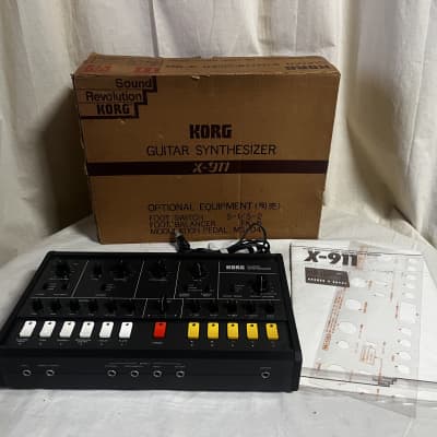 Korg X-911 Rare Vintage Analog Guitar Synthesizer w/ box