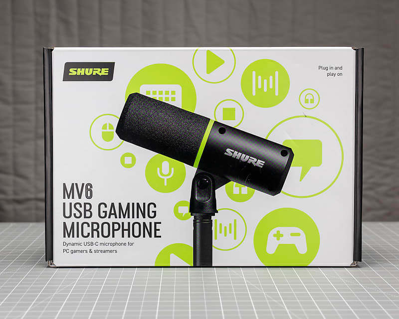 配信機器・PA機器・レコーディング機器 SHURE MV6 USB Gaming Microphone shure-mv6-usb-gaming-