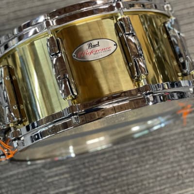 PEARL REFERENCE 14X6.5 3MM CAST BRASS SNARE DRUM image 8