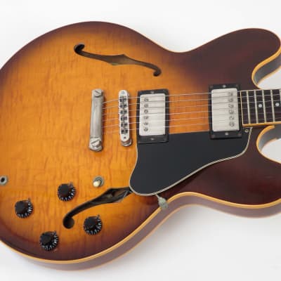 Gibson ES-335 Dot Reissue 1986 Sunburst ~ Super Flame Top and Back image 7